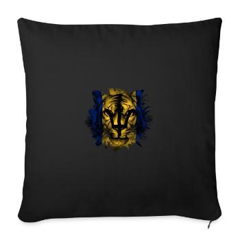 Barbados - Sofa pillowcase 17,3'' x 17,3'' (45 x 45 cm) - black - Front