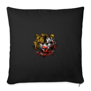 Bhutan - Sofa pillowcase 17,3'' x 17,3'' (45 x 45 cm) - black - Front