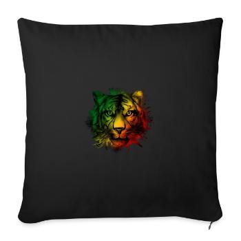 Kongo Republik - Sofakissenbezug 45 x 45 cm - Schwarz - Vorne