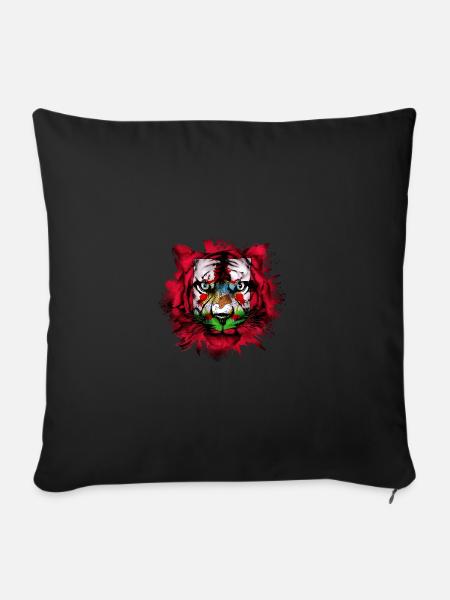 Bermuda - Sofakissenbezug 45 x 45 cm - Schwarz