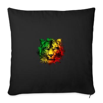 République du Congo - Housse de coussin décorative 45 x 45 cm - noir - Devant