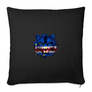 Cap-Vert - Housse de coussin décorative 45 x 45 cm - noir - Devant