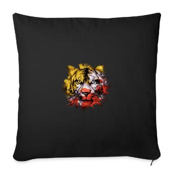Bhutan - Sofa pillowcase 17,3'' x 17,3'' (45 x 45 cm) - black - Front