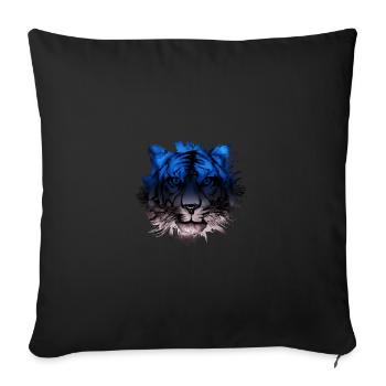 Estonia - Sofa pillowcase 17,3'' x 17,3'' (45 x 45 cm) - black - Front