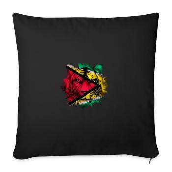 Guyana - Housse de coussin décorative 45 x 45 cm - noir - Devant