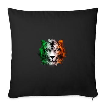 Irlande - Housse de coussin décorative 45 x 45 cm - noir - Devant