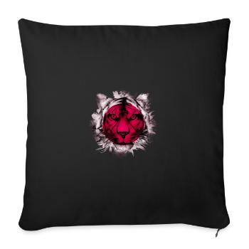 Japan - Sofa pillowcase 17,3'' x 17,3'' (45 x 45 cm) - black - Front