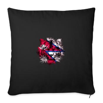 Nepal - Sofakissenbezug 45 x 45 cm - Schwarz - Vorne