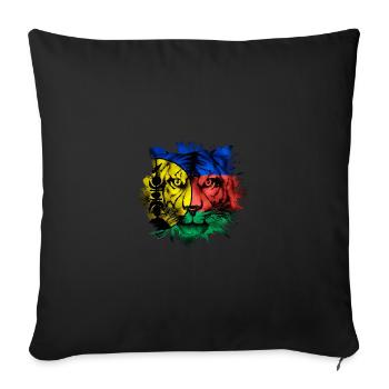 Nouvelle-Calédonie - Housse de coussin décorative 45 x 45 cm - noir - Devant