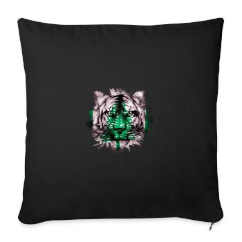 Norfolk Island - Sofa pillowcase 17,3'' x 17,3'' (45 x 45 cm) - black - Front