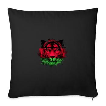 Malawi - Housse de coussin décorative 45 x 45 cm - noir - Devant