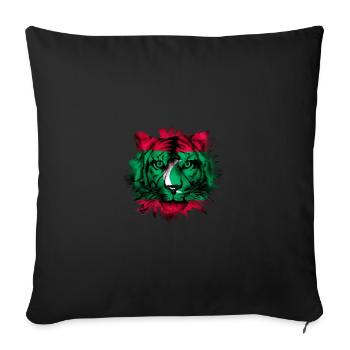 Malediven - Sofakissenbezug 45 x 45 cm - Schwarz - Vorne