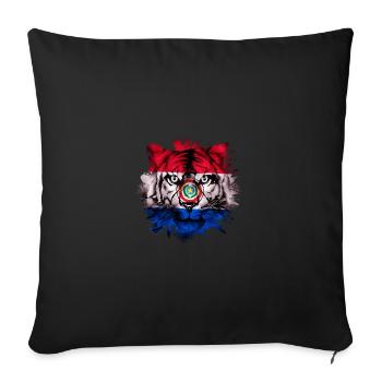 Paraguay - Sofakissenbezug 45 x 45 cm - Schwarz - Vorne
