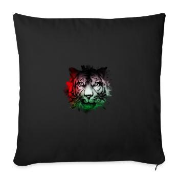 Palestine - Sofa pillowcase 17,3'' x 17,3'' (45 x 45 cm) - black - Front