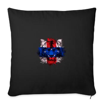 Antilles néerlandaises - Housse de coussin décorative 45 x 45 cm - noir - Devant