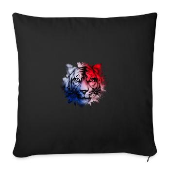 Panama - Sofa pillowcase 17,3'' x 17,3'' (45 x 45 cm) - black - Front