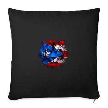 Porto Rico - Housse de coussin décorative 45 x 45 cm - noir - Devant