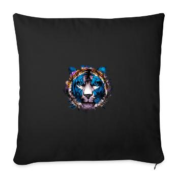 Îles Mariannes du Nord - Housse de coussin décorative 45 x 45 cm - noir - Devant
