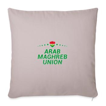 Union of the Arab Maghreb - Sofa pillowcase 17,3'' x 17,3'' (45 x 45 cm) - light taupe - Front