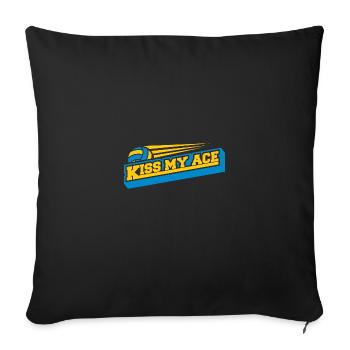 Volleyball Beach Volleyball - Sofa pillowcase 17,3'' x 17,3'' (45 x 45 cm) - black - Front