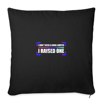Lawyer Lawyer Lawyer Court Gift - Sofa pillowcase 17,3'' x 17,3'' (45 x 45 cm) - black - Front