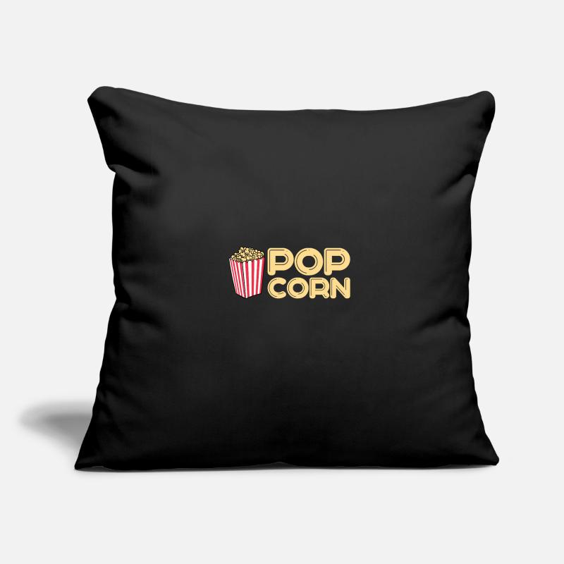 Pop corn Housse de coussin décorative 45 x 45 cm
