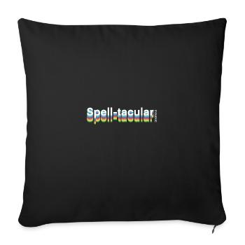 Drôle de dyslexie dyslexie Dire cadeau - Housse de coussin décorative 45 x 45 cm - noir - Devant