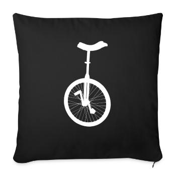 Einrad - Sofa pillowcase 17,3'' x 17,3'' (45 x 45 cm) - black - Front