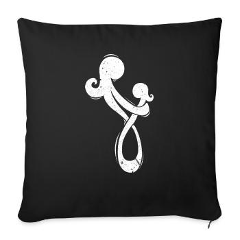 Mom infinity - Sofakissenbezug 45 x 45 cm - Schwarz - Vorne