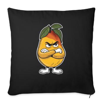 Mango - Sofakissenbezug 45 x 45 cm - Schwarz - Vorne