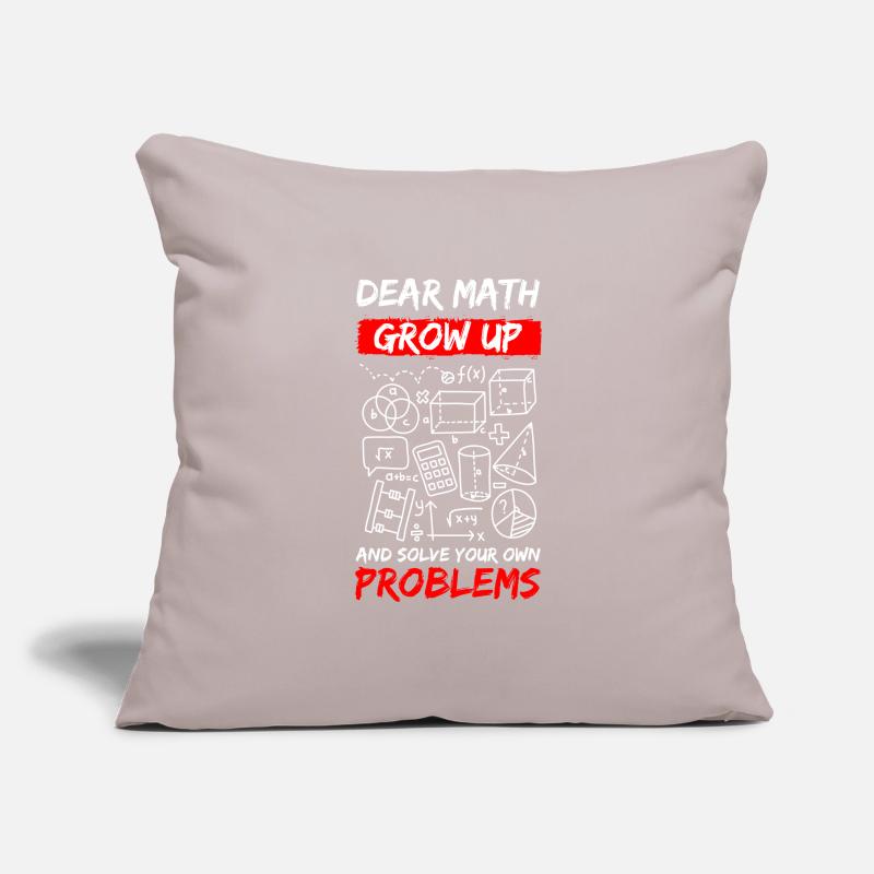 Problem funny The solution Sofa pillowcase 17,3'' x 17,3'' (45 x 45 cm)