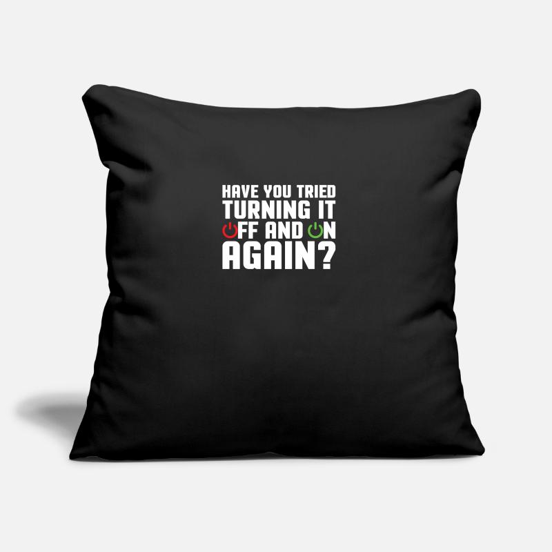 Support Programmer Tech Admin Funny Sayings Housse de coussin décorative 45 x 45 cm
