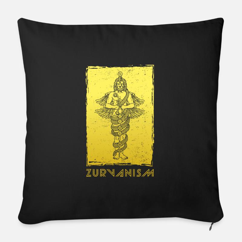 Zurvan unendlicher Zeit Antike Religion Iran - Sofakissenbezug 45 x 45 cm - Schwarz