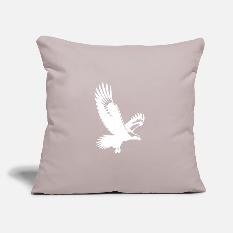 White-tailed eagle with huge wings tattoo style bird Sofa pillowcase 17,3'' x 17,3'' (45 x 45 cm)