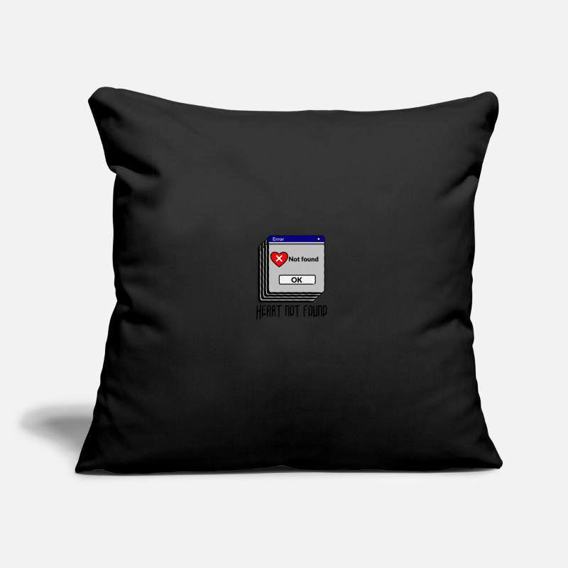 Error message - Heart not Found Sofa pillowcase 17,3'' x 17,3'' (45 x 45 cm)
