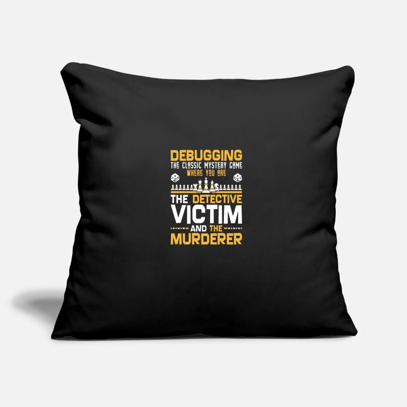 Développeur de programmeur - Code Nerd Debug Housse de coussin décorative 45 x 45 cm