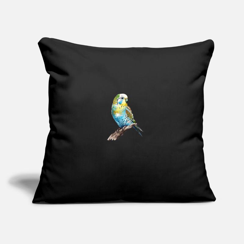 budgerigar parakeet, Budgie Sofakissenbezug 45 x 45 cm