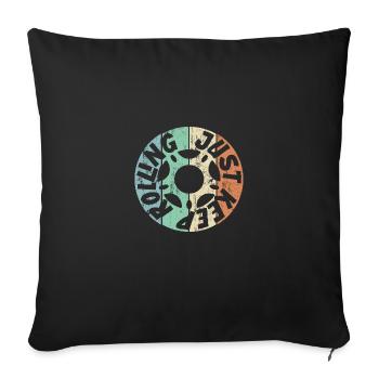 Patins à roulettes Roller Roller Skates - Housse de coussin décorative 45 x 45 cm - noir - Devant
