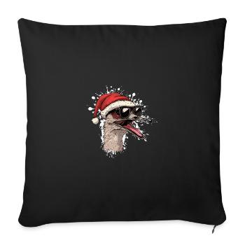 Bouquet Christmas Funny - Sofa pillowcase 17,3'' x 17,3'' (45 x 45 cm) - black - Front
