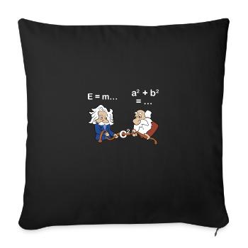 Professeur de mathématiques Phytagoras Gift - Housse de coussin décorative 45 x 45 cm - noir - Devant