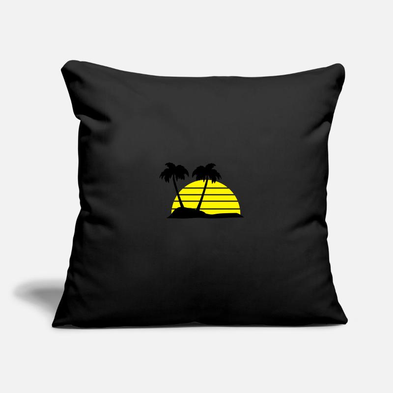 Palm trees Sofa pillowcase 17,3'' x 17,3'' (45 x 45 cm)