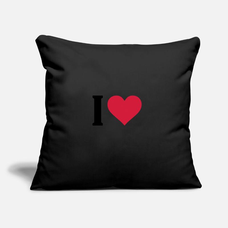i love Sofa pillowcase 17,3'' x 17,3'' (45 x 45 cm)