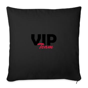 vip 2 - Sofakissenbezug 45 x 45 cm - Schwarz - Vorne