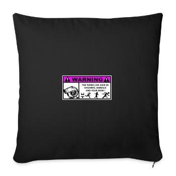 Turbo - Sofa pillowcase 17,3'' x 17,3'' (45 x 45 cm) - black - Front