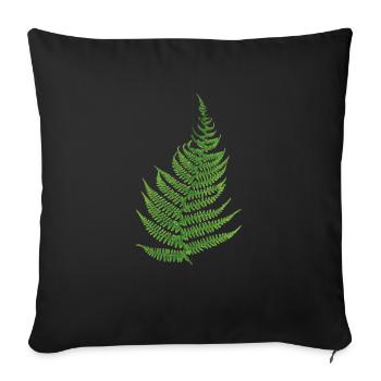 FARN LOVER - Sofakissenbezug 45 x 45 cm - Schwarz - Vorne