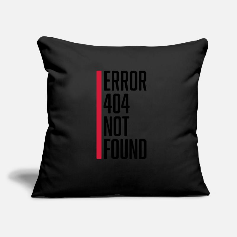 Error 404 not found Sofa pillowcase 17,3'' x 17,3'' (45 x 45 cm)