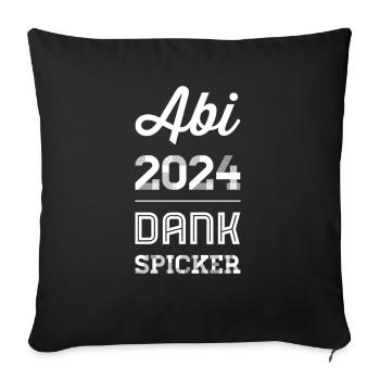 Funny High School Graduation Sayings - Sofa pillowcase 17,3'' x 17,3'' (45 x 45 cm) - black - Front