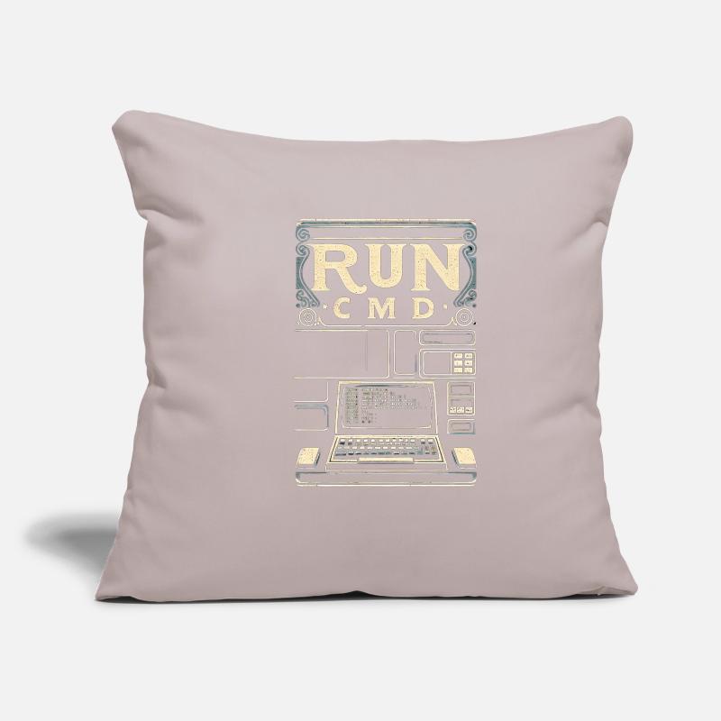 Exécutez Cmd 36 Housse de coussin décorative 45 x 45 cm