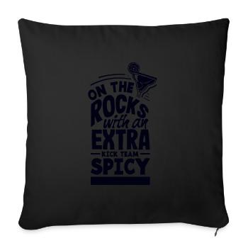 Attenzione Spicy Margarita Cocktail Lover's - Sofakissenbezug 45 x 45 cm - Schwarz - Vorne
