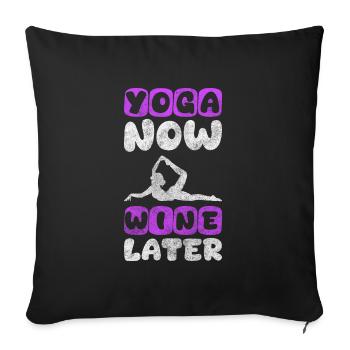 Détente Luxe - Housse de coussin décorative 45 x 45 cm - noir - Devant